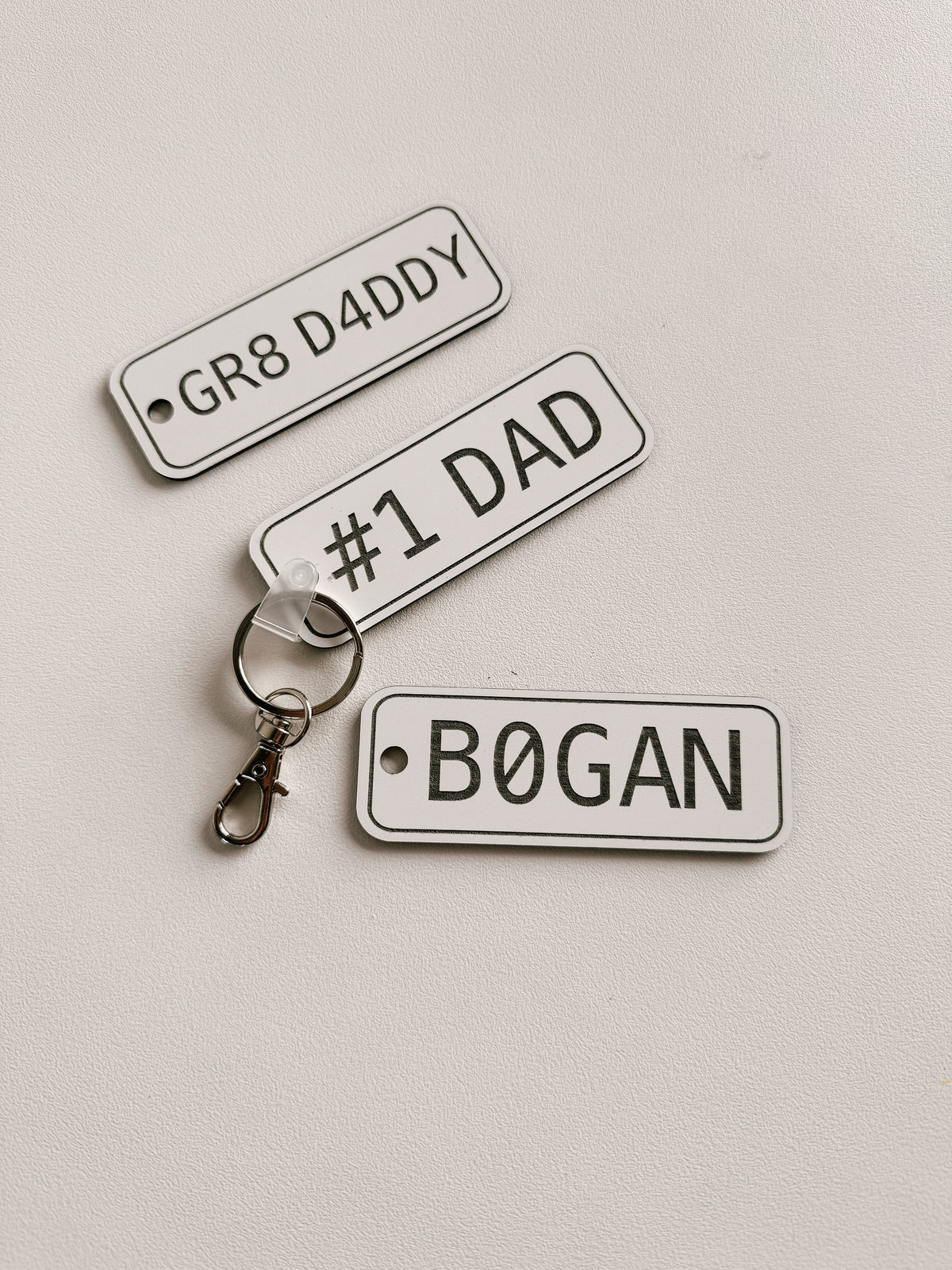 Number Plate Keyring