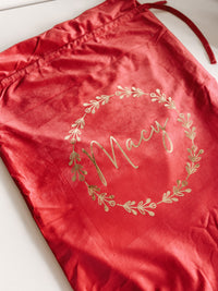 Velvet Santa Sacks