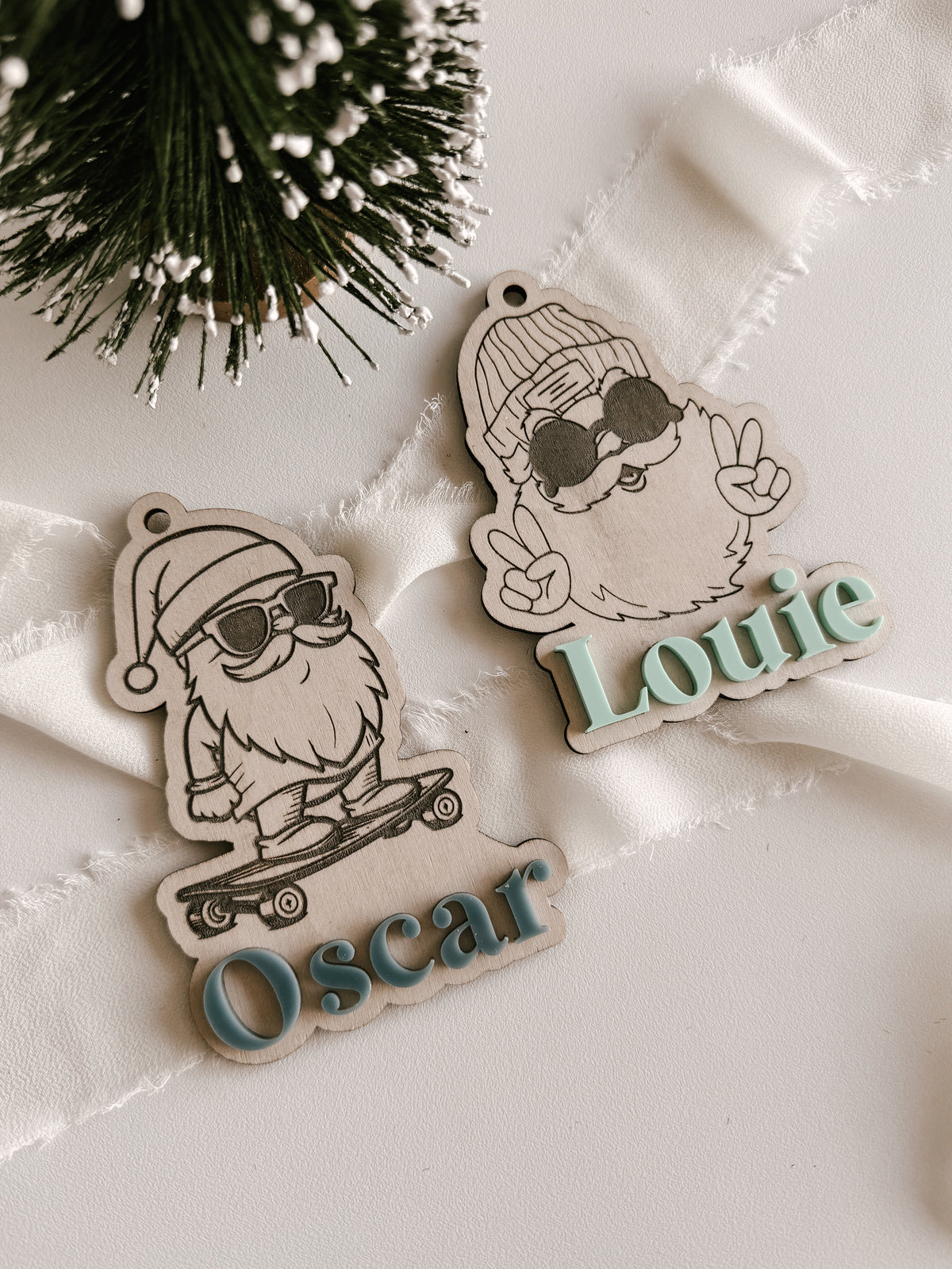 Cool Santa Ornament