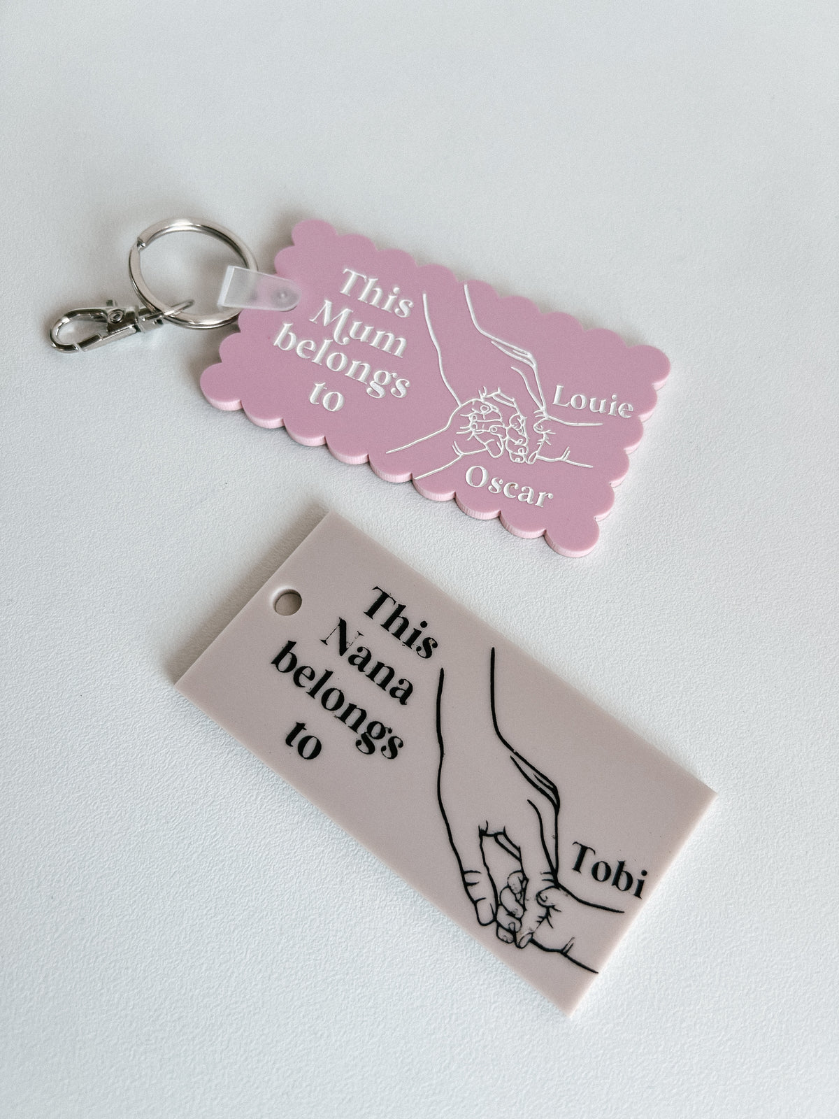 Belongs to Rectangle Keychain
