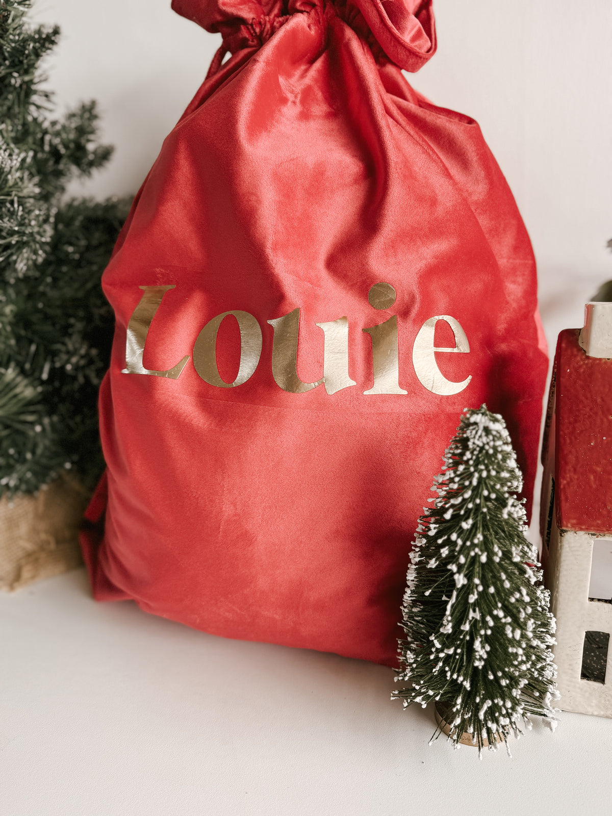 Velvet Santa Sacks