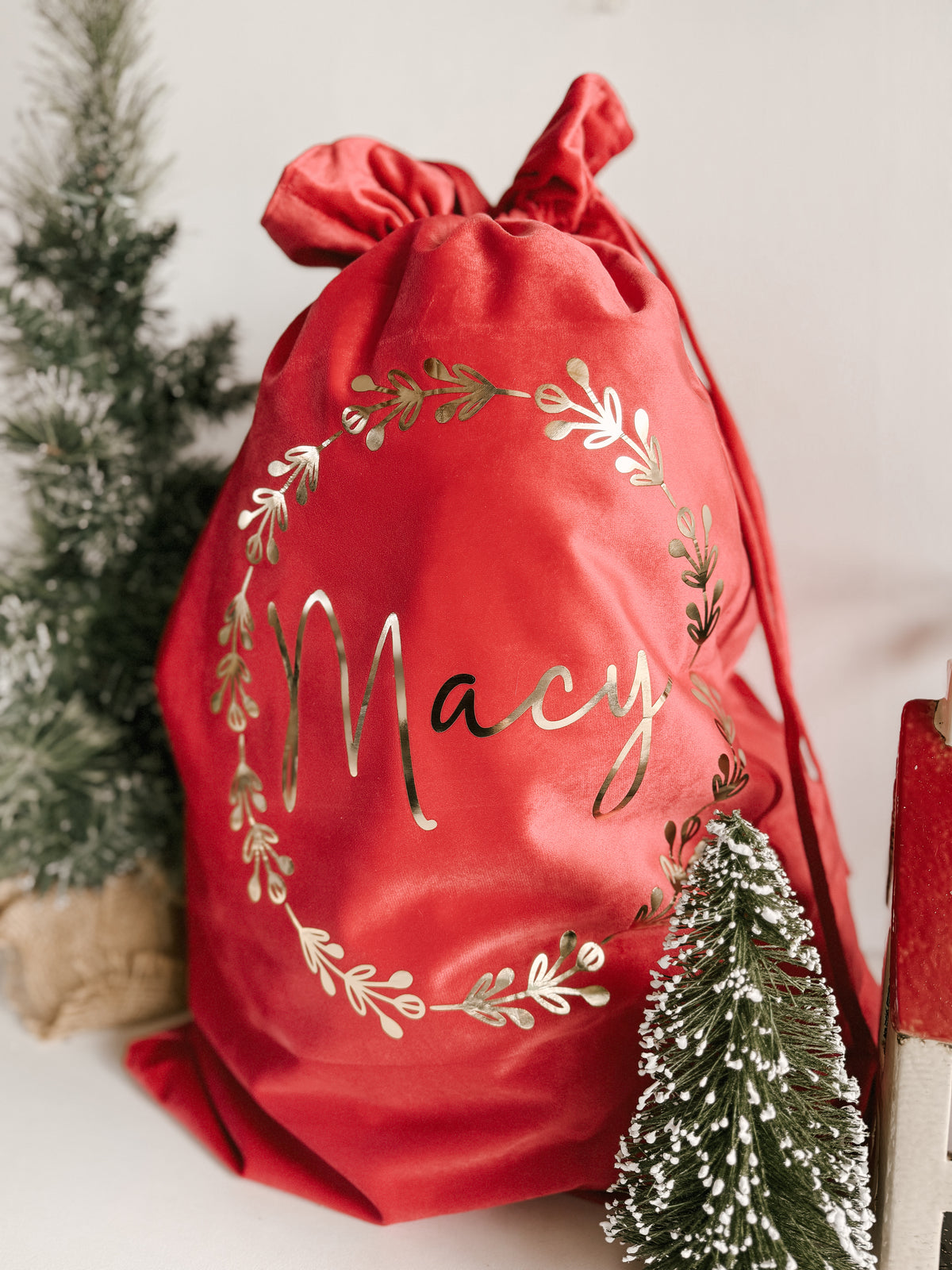 Velvet Santa Sacks