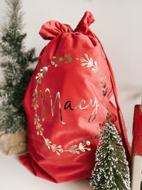 Velvet Santa Sacks
