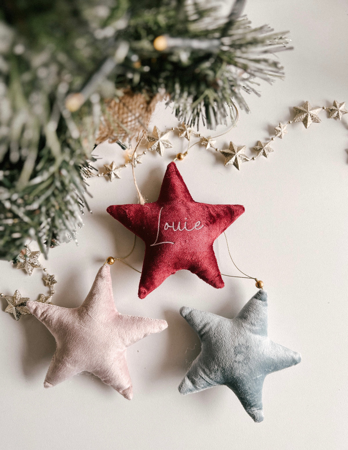 Velvet Star Ornament