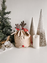 Velvet Reindeer Bag