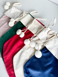 Velvet Santa Stockings