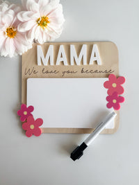 Flower whiteboard