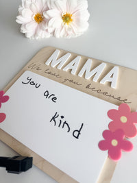 Flower whiteboard