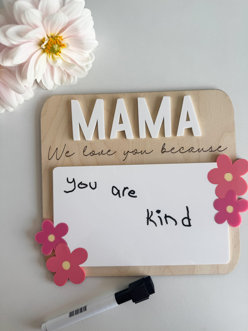 Flower whiteboard