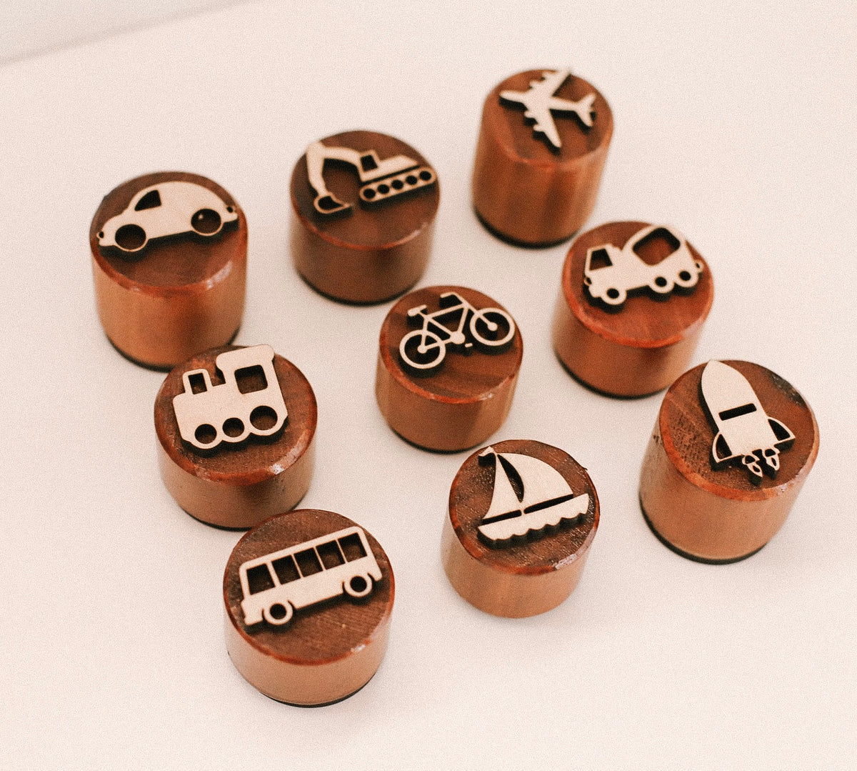 Play Dough Stamps - Transport